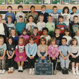 Upper Hutt School; Class photo Rm 6; 1992