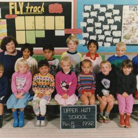 Upper Hutt School; Class photo Rm 8; 1992