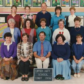 Upper Hutt School; Staff photo; 1992