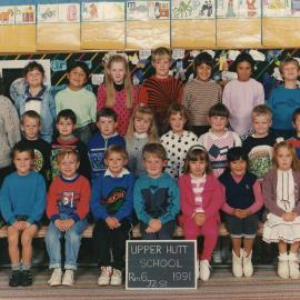 Upper Hutt School; Class photo Rm 6; 1991
