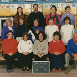 Upper Hutt School; Staff photo; 1991