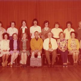 Upper Hutt School; Staff photo; 1976