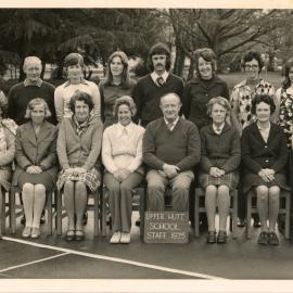 Upper Hutt School; Staff photo; 1975