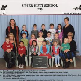 Upper Hutt School; Class photo Year 1; 2015