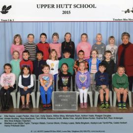 Upper Hutt School; Class photo Room 4; 2015