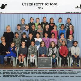 Upper Hutt School; Class photo Room 13; 2015