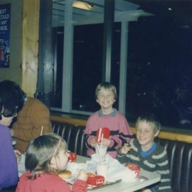 Upper Hutt School; Trip to McDonald's; ca. 1988