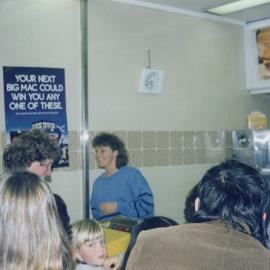 Upper Hutt School; Trip to McDonald's; ca. 1988