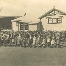 Upper Hutt School; Full school photo; ca. 1920