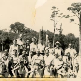 Axemen's Association Scrapbook; Group photo; 1958