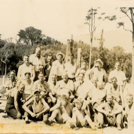 Axemen's Association Scrapbook; Group photo; 1958