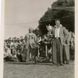 Axemen's Association Scrapbook; Axemen event; ca. 1950s