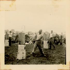 Axemen's Association Scrapbook; E.W. Mitchell; 1955 