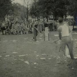 Axemen's Association Scrapbook; Wood-Chopping Event; ca. 1959-60