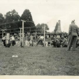 Axemen's Association Scrapbook; Wood-Chopping Event; ca. 1959-60