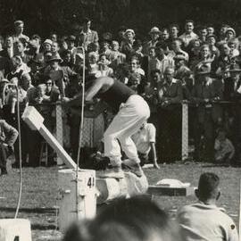 Axemen's Association Scrapbook; Wood-Chopping Event; ca. 1959-60