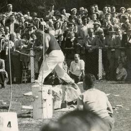 Axemen's Association Scrapbook; Wood-Chopping Event; ca. 1959-60