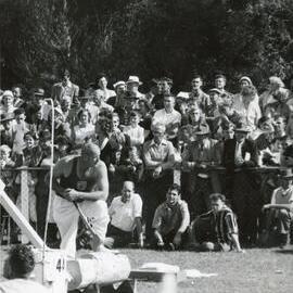 Axemen's Association Scrapbook; Wood-Chopping Event; ca. 1959-60