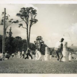 Axemen's Association Scrapbook; Trentham Axemen's Event; ca. 1958