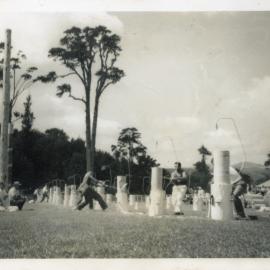 Axemen's Association Scrapbook; Trentham Axemen's Event; ca. 1958