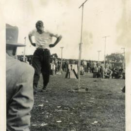 Axemen's Association Scrapbook; Wood-Chopping Event; ca. 1958