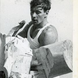 Axemen's Association Scrapbook; Jigger Board Event; ca. 1958