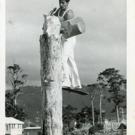 Axemen's Association Scrapbook; Jigger Board Event; ca. 1958 