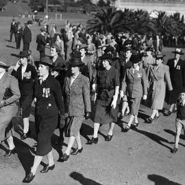 Theresa Butler MBE: Anzac Day Parade; ca. 1950s