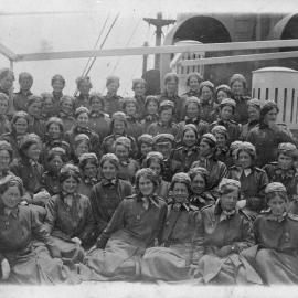 First NZANS Nurses leave New Zealand; 1915