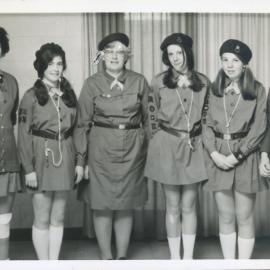 Civil Defence First Aid Competition; 4th Coy; Girl Guides; 1974