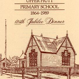 Upper Hutt School; 125th Jubilee Dinner Menu; 1989