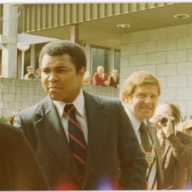 Muhammad Ali visits Upper Hutt; 23 February 1979
