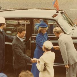 Royal Visit; Prince Charles and Princess Diana; 1983