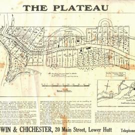 Map of the Plateau, c.1930s