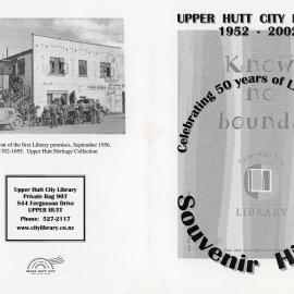 Upper Hutt City Library 1952-2002 pamphlet