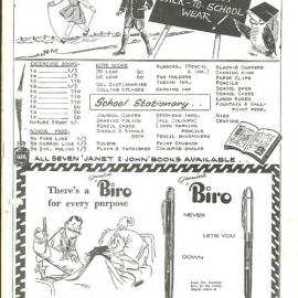 Hazelwoods promotional booklet, January 1959