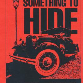 Heretaunga Players; Programme; Something to Hide