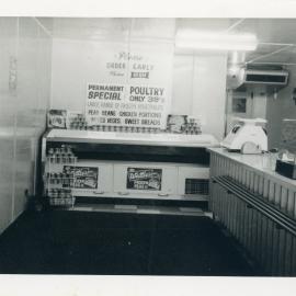 Maidstone Butchery; Customer Area; ca. 1966-1970