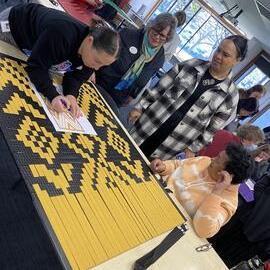 Upper Hutt Libraries; Tukutuku Panel Workshop; June 2024