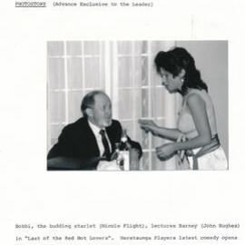 Heretaunga Players; Last of the Red Hot Lovers; Press Release