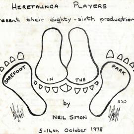Heretaunga Players; Barefoot in the Park; Programme