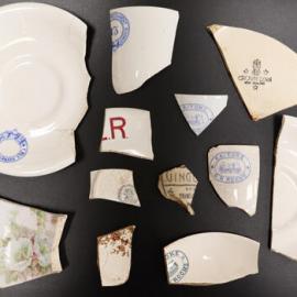 Kaitoke Railway Station; Various Ceramic Fragments; ca. 1900s-1950s