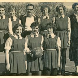 Upper Hutt Basketball [Netball] Club Seniors Team, ca; 1958