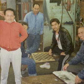General Motors; Employees on Break; ca. 1990