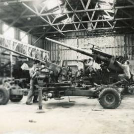 Trentham Military Camp; Private Stone, Private Chapman, and Sergeant Lakeland; ca. 1947-1955