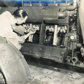 Trentham Military Camp; Sergeant Dunn; ca. 1947-1955