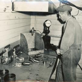 Trentham Military Camp; Sergeant Dunn; ca. 1947-1955