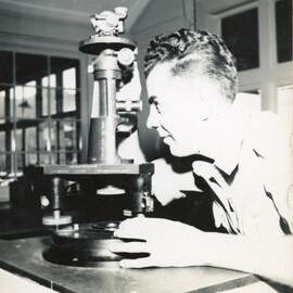 Trentham Military Camp; Warrant Officer Class One Wilson; ca. 1947-1955