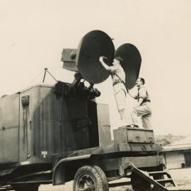 Trentham Military Camp; Sergeant King and Corporal Harris; ca. 1947-1955 