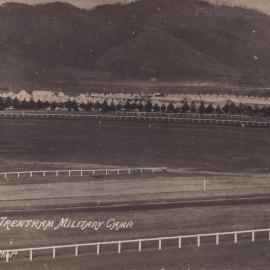 Panorama of Trentham Military Camp; No date